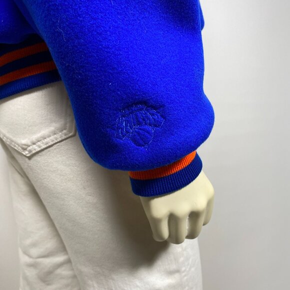 KITH New York Knicks Blue Wool Coaches Jacket - Picture 5 of 9